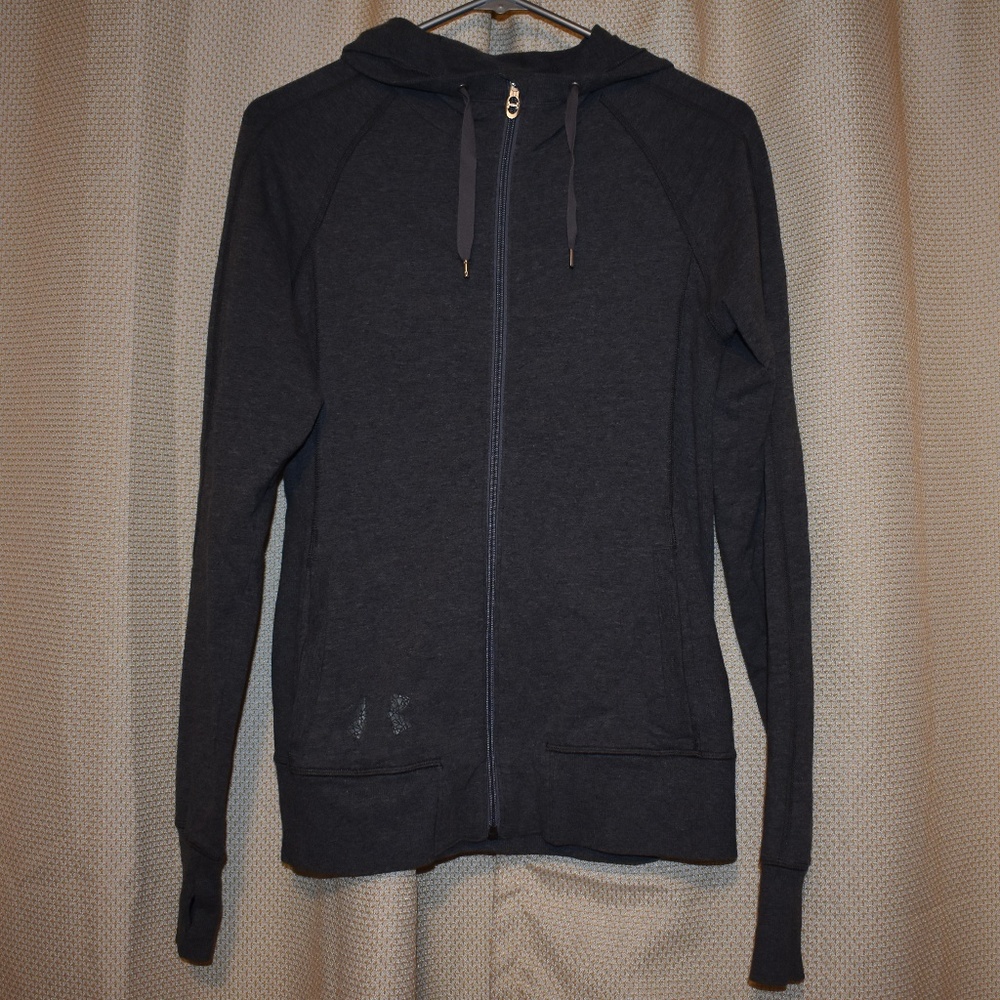 Grey long sleeve zip up